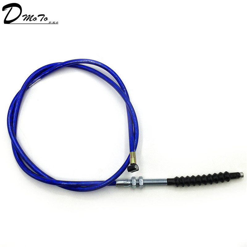 Rode Throttle Clutch Kabel Voor Chinese Pit Dirt Motor Bike Motorcycle XR50 CRF50 CRF70 Klx 110 125 Ssr Ttr Bbr horizontale Motor: Blue Clutch Cable