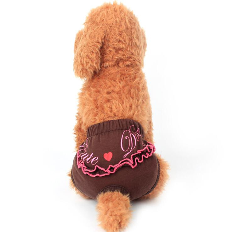 Abrlo-Pantalones fisiológicos para perro, pañal para mascotas, pantalones cortos sanitarios para niña, bragas, ropa interior para perros, XS-L