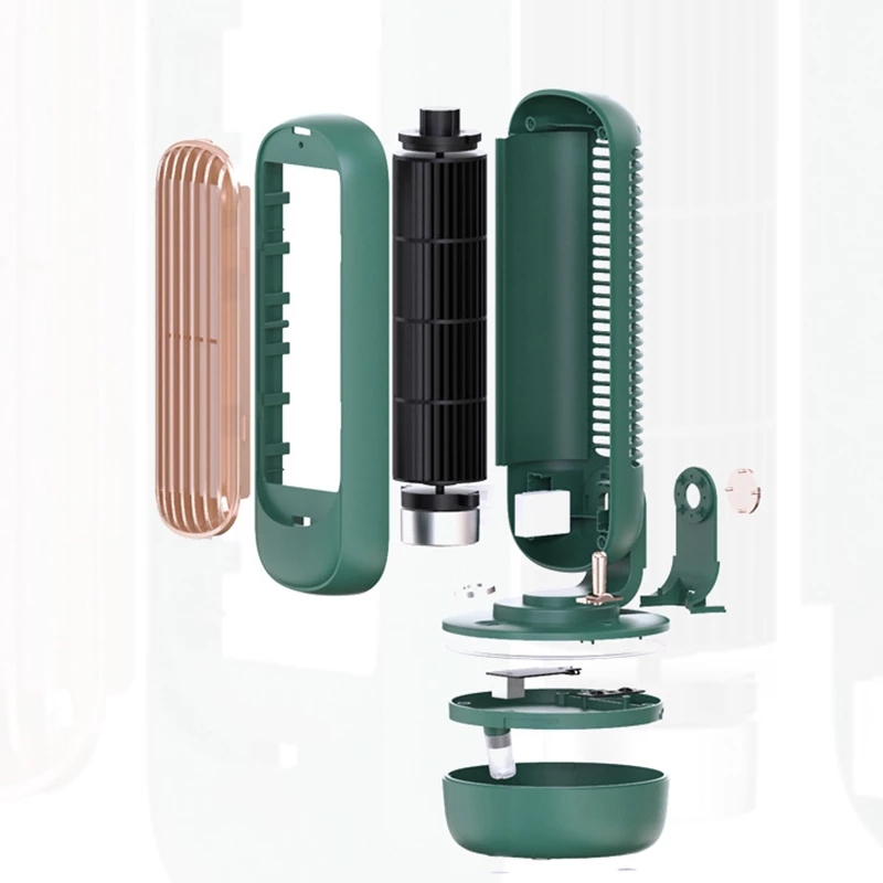 Humidification Fan Air Cooler Multifunctional Desktop Silent Air Conditioner Humidifier Home Office USB No Leaf Cooling Retro