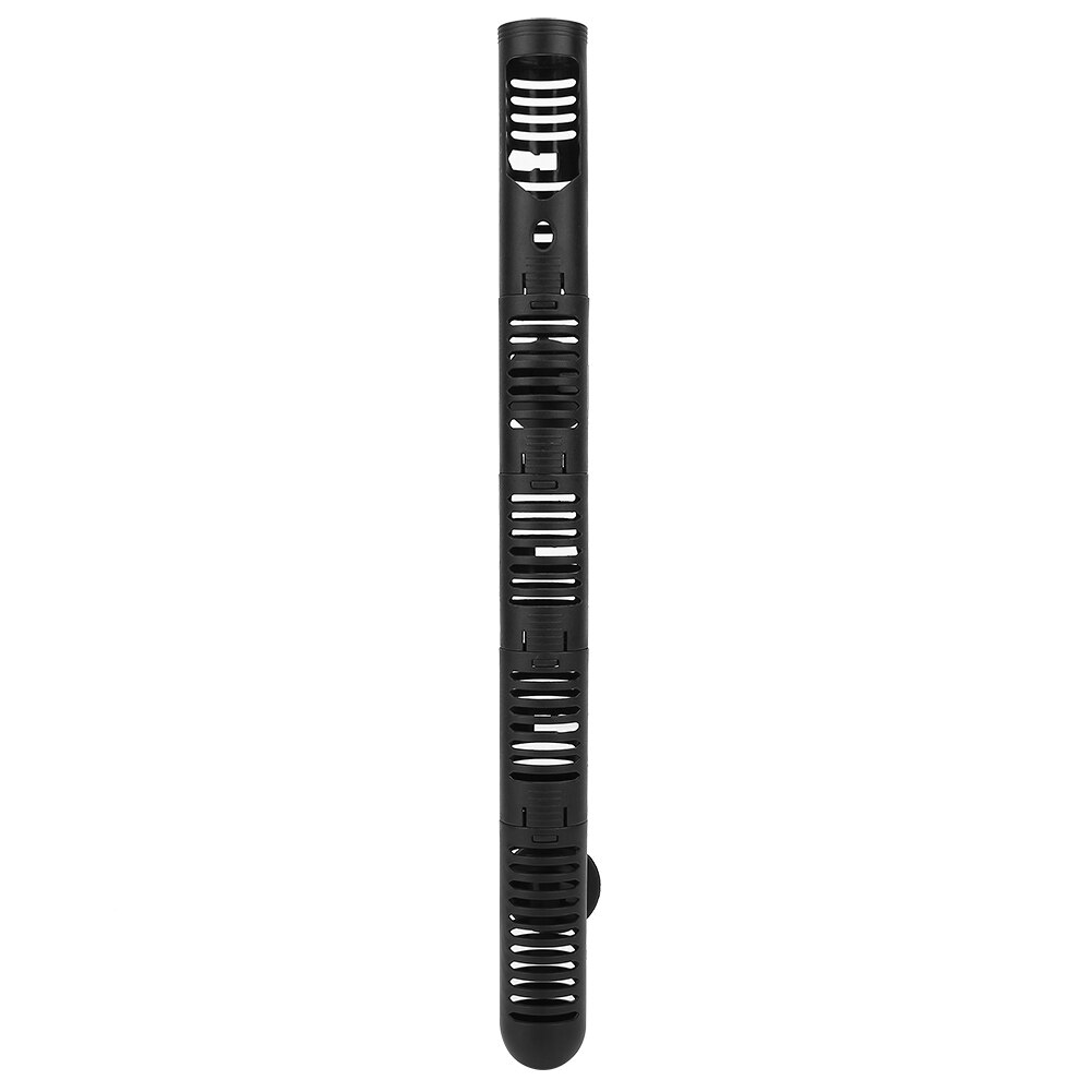 1pc akvaarion lämmittimen suojakotelo irrotettava, sopii kaikille pyöreille lämmittimille, musta: 36.5cm