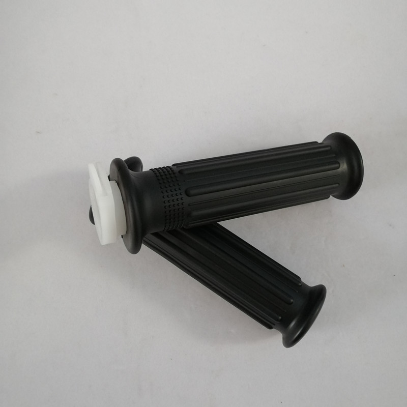 Moto 1 paio nero acceleratore acceleratore maniglie bar manopole (L + R) misura per Yamaha PW80 y-zinger MX100 MX80 AT1 CS3 CT1 DS