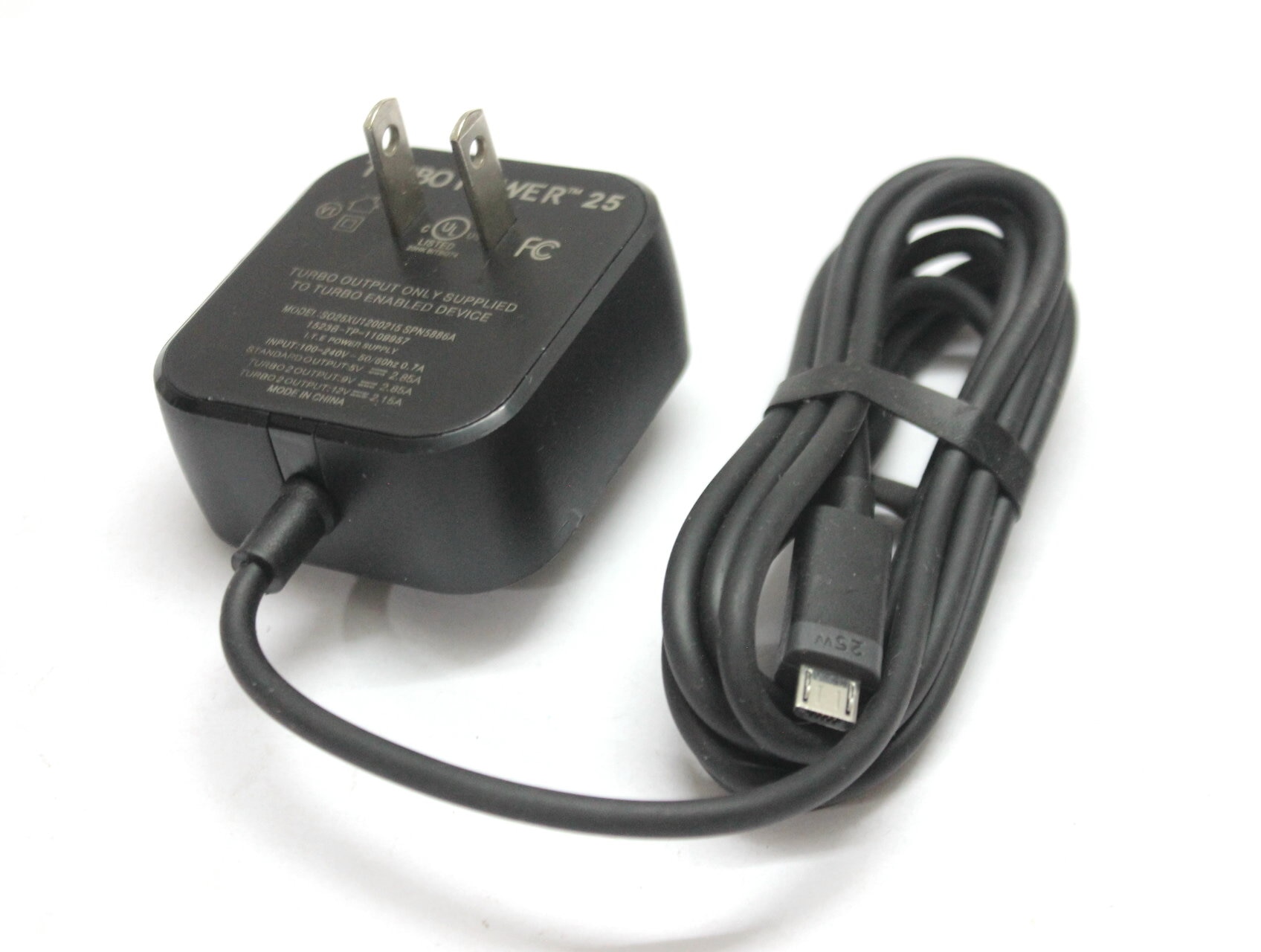 Turbopower SPN5886A Fast charging charger Wall Charger for Motorola DROID TURBO 2 MAXX 2 for Micro USB Devices