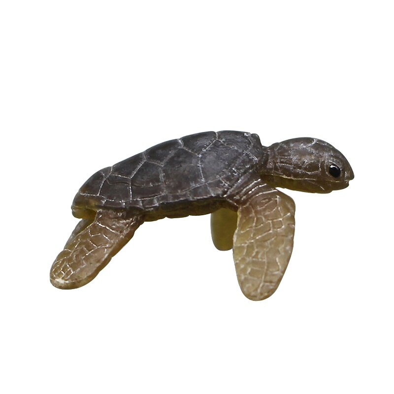 5Pcs/Set Mini Plastic Model Sand Table Toys Mini Turtle Model Ornaments