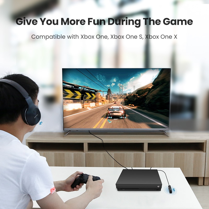 Ugreen bluetooth sender 5.0 til tv pc  ps4 aptx ll spdif toslink digital optisk lyd musik trådløs bluetooth 5.0 adapter