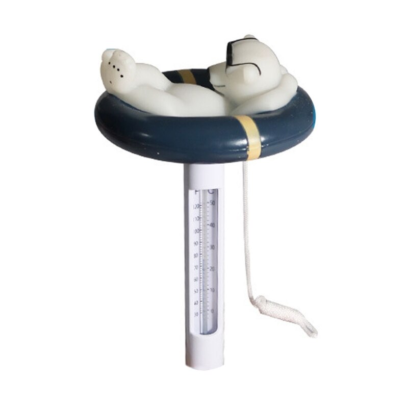 Bouée flottante en forme d'animal mignon, thermomètre de piscine SPA bain à remous affichage facile de la température de l'eau Tube à essai J60B: PB