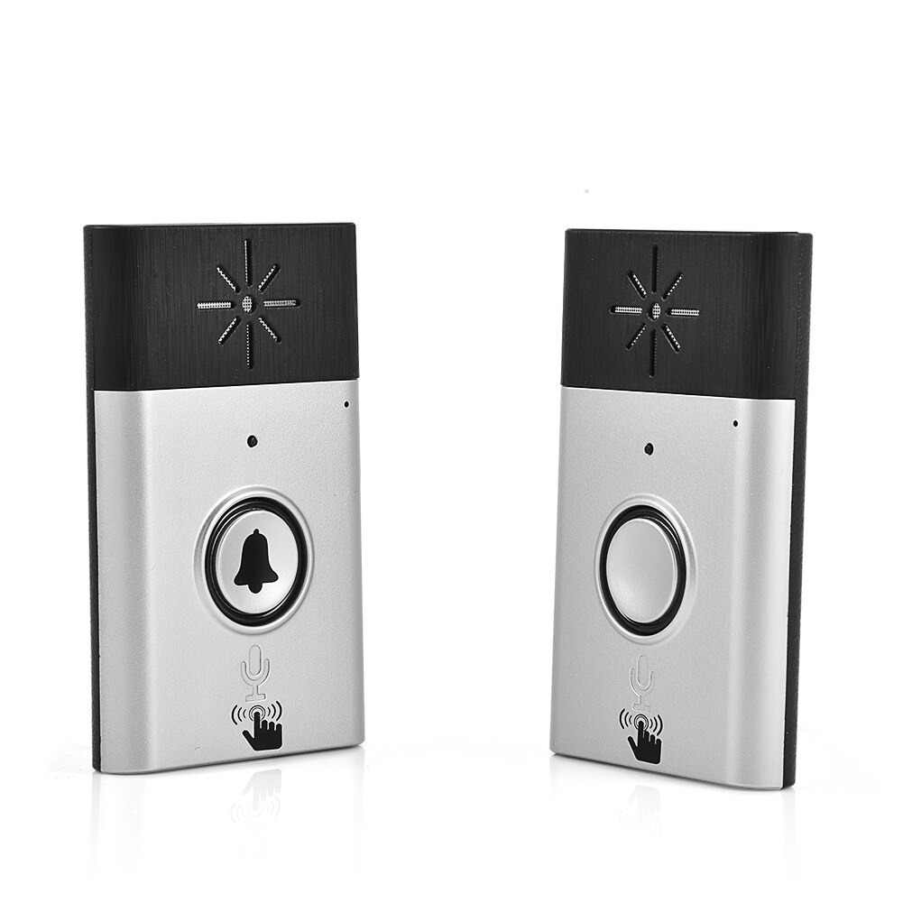 Mini intercomunicador inalámbrico portátil de 2,4 GHz, timbre de voz de doble sentido, altavoz con micrófono incorporado, sistema de interfono