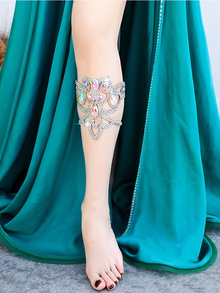 Accessoires de danse du ventre pour femmes, pierres de danse du ventre, anneau de pied, bijoux de performance