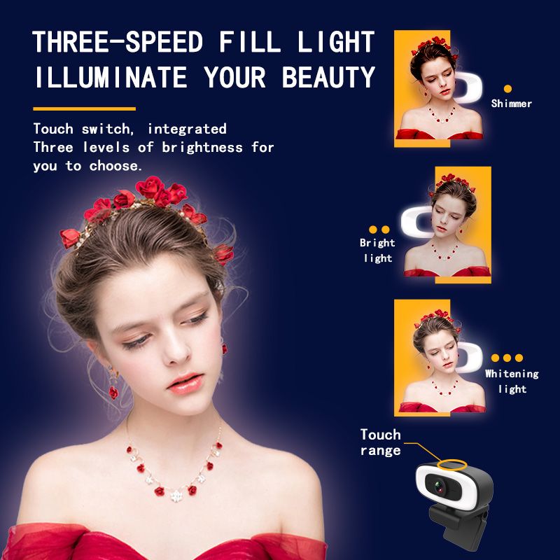 Original 4K Webcam 2K 1080P Full HD Conference PC Webcam Autofocus USB Web Camera Laptop Desktop Office Meeting Home With MIC