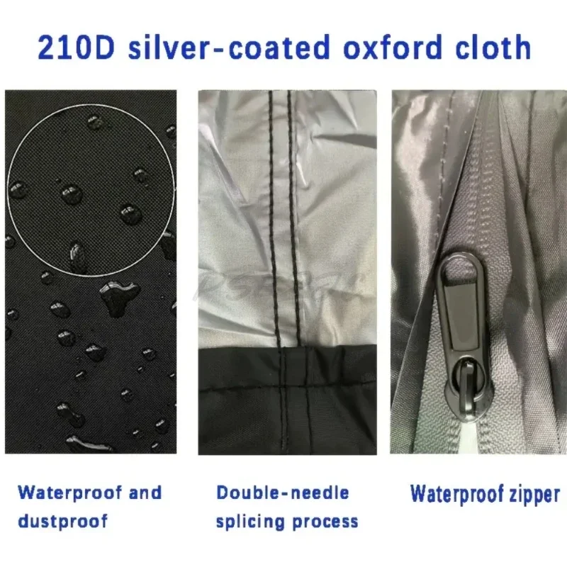 Black 210D Garden Outdoor Swing Hanging Chair Bird's Nest Vine Chair Bird Cage Dust and Waterproof Anti UV Sun Protective Cover