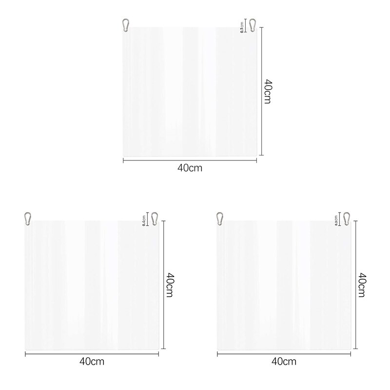 15,7 zoll Hängen Hustenschutz Klar Acryl Arbeitsplatte Barriere Dicke Plexiglas für Einzelhandelsgeschäfte Kassierer