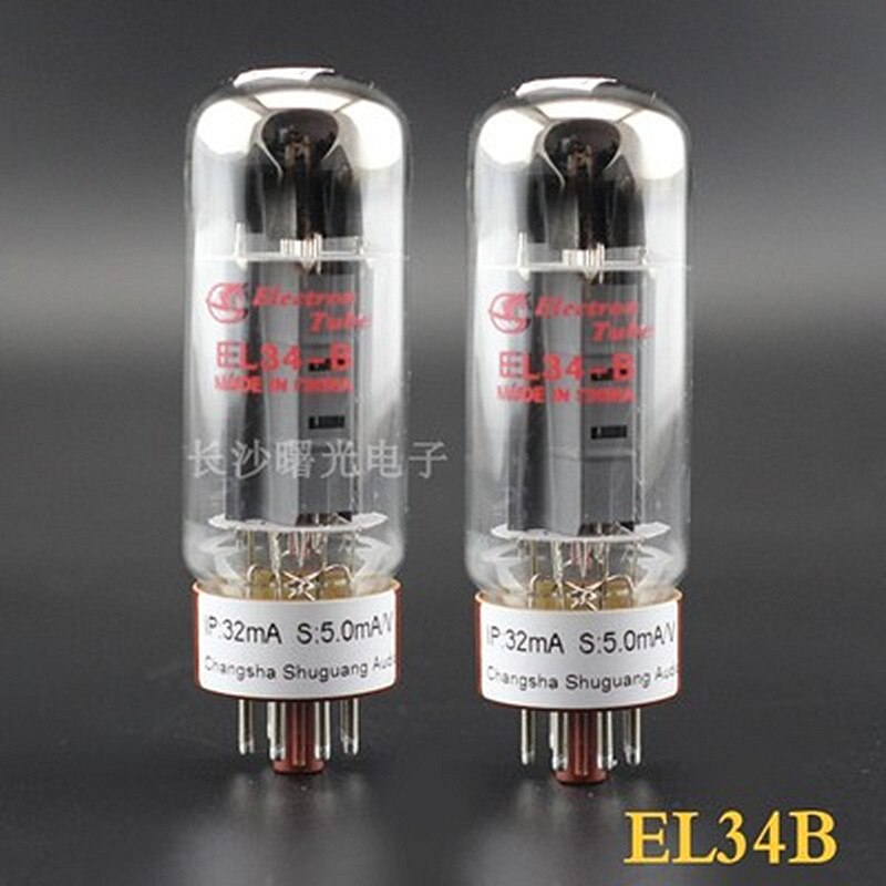 EL34-B EL34B Shuguang Vacuum Tube Factory matching/parameters are the same/genuine products are shipped for free: 1pair