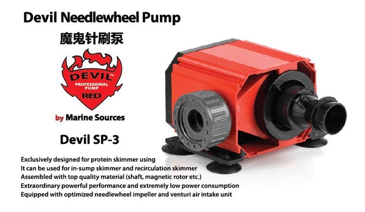 marine source Red Devil SP3 needle wheel rotor pump, dedign for Protein Skimmer