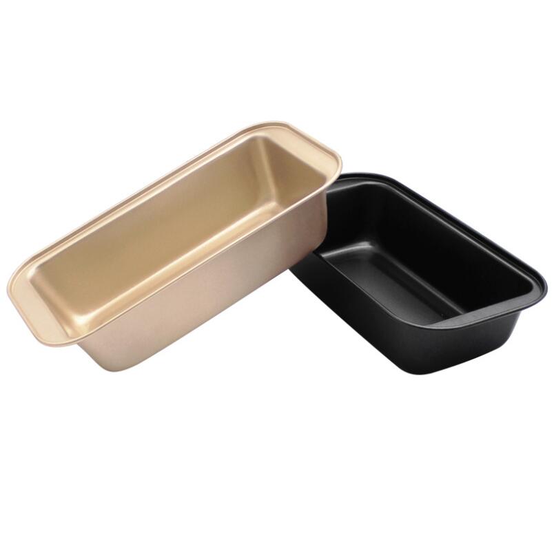 Herramienta para hornear Rectangular para oro tostadas de pan de molde horno pastel casero herramientas de cocina para hornear de acero al carbono rectángulo hacer pan