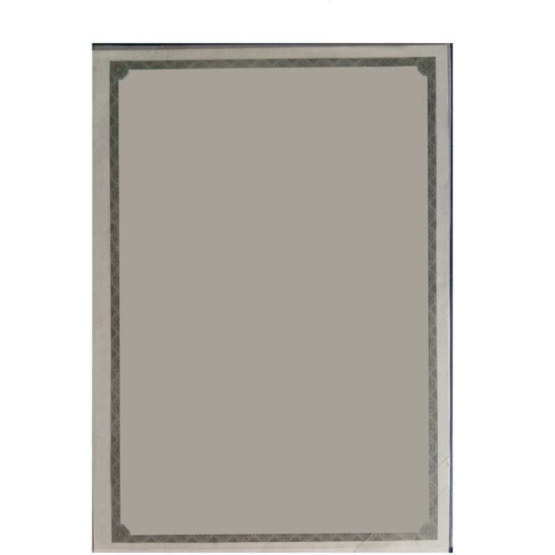 A4 Zertifikat Papier Geschäft Dokument Druck Papier Baumwolle Zellstoff Bindung Zertifikat Papier 85/120/140g Zertifikat Ader papier