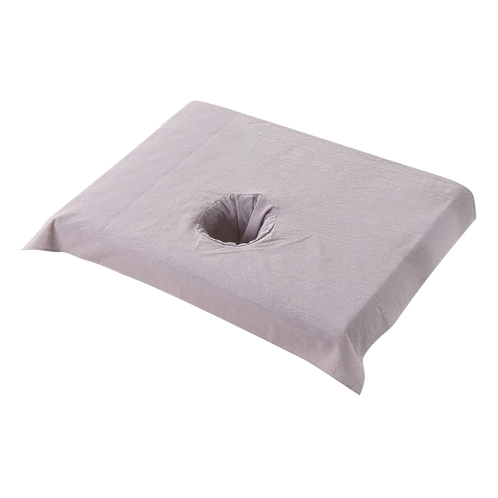 Toalla de algodón para SPA, Media funda de mesa de masaje, belleza, agujero para la cara, 50x70cm