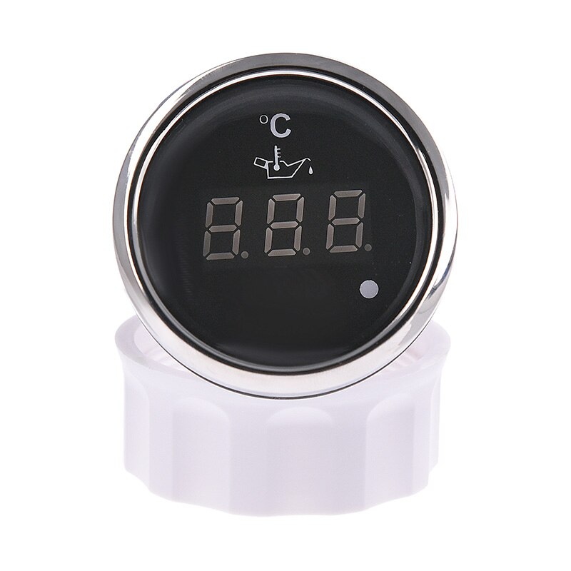 Universele Digitale Temperatuurmeter Voor Auto Motorfiets 52Mm Olie Temp Meter 50 ~ 150 Celsius Olie Temperatuur indicator12V