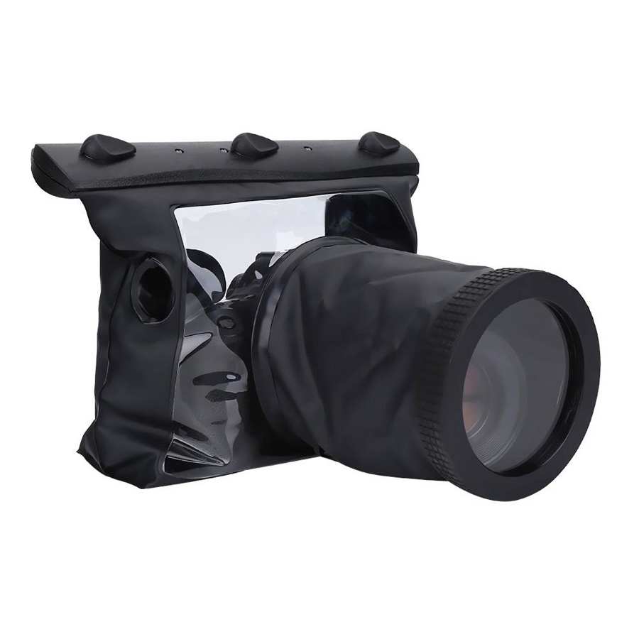 20m 65ft custodia subacquea impermeabile custodia asciutta per Canon 550D 18-55 / 550D 18-200 / 50D 18-135 per Nikon D90 18-105