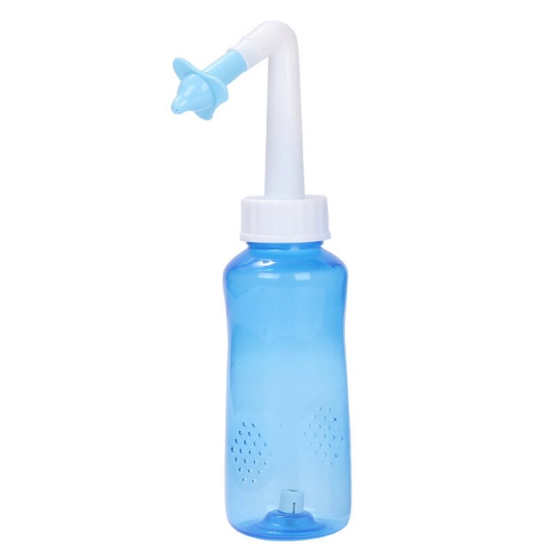 Huishoudelijke Neus Wassen Pot 300Ml Blauw Badkamer Tuimelaars Nasale Spoelen Apparaat Asal Wassen Fles Badkamer Product