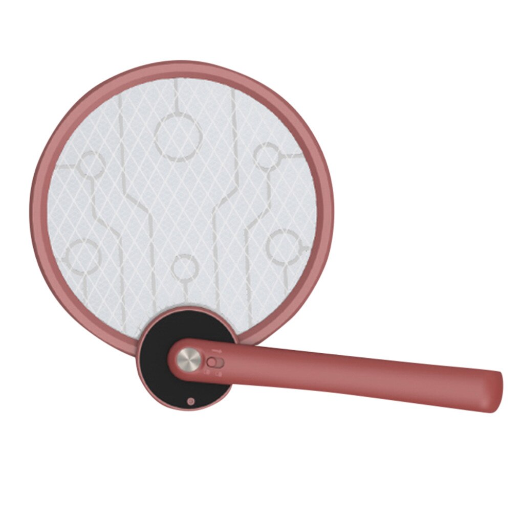 Bug Zapper USB Mini Rechargeable Lazy Hang On Waist Hanging Style Cooling Outdoor Sport Fan Convenience Home goodies practical: Red