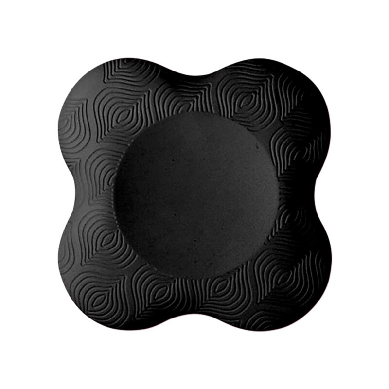 Yoga Balance Knee Pads Cusion Support Knee Wrist Hips Hands Elbows Support Pad Yoga Mat Fitness Yoga Exercise Sports: black