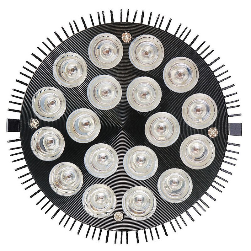 Black led plant light E27 54W plant lighting fill light bulb