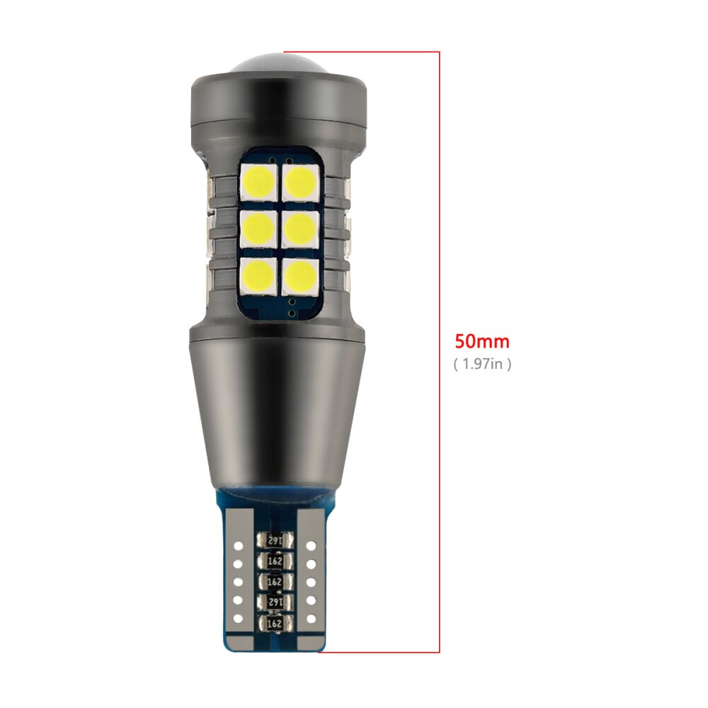 2pcs Signal Lamp W16W LED T15 921 912 Bulb Super Bright 3030 27SMD T15 Led Canbus Auto Backup Reserve Lights Tail Lamp 12V