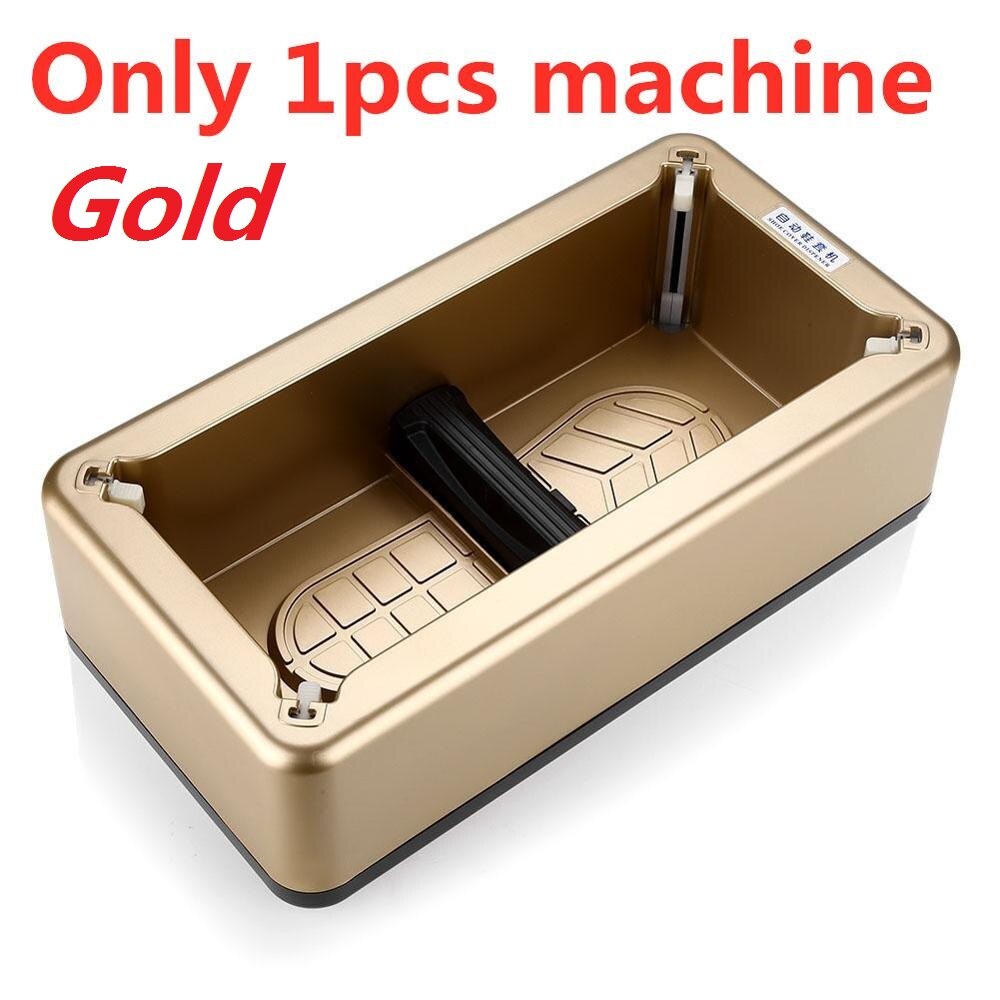 Automatic Shoes Cover Dispenser Household Stepping Disposable Booties Maker Anti Droplet Dust Machine Shoe Cover For Home Office: 1pcs DispenserG