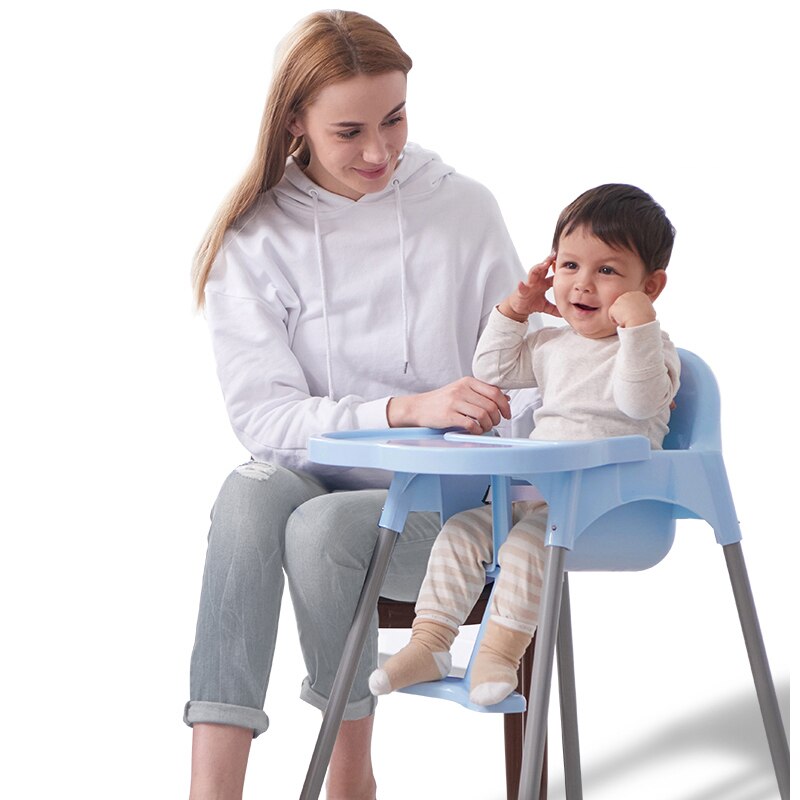 Trona de comedor para niños, silla de plástico para bebé, económica, multifunción