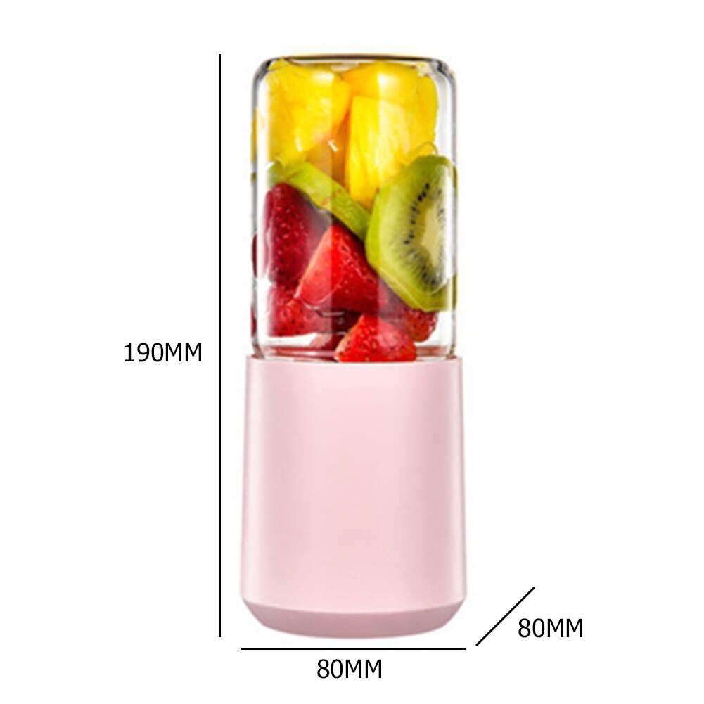 280mL Electric Juicer Lemon Juice Extractor USB Rechargeable Portable Mini Food Blender Juice Maker Mixer Machine Quick Juicing