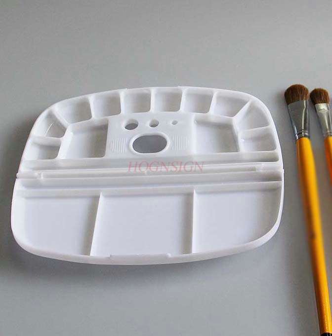 Pintura gouache caixa clamshell oval paleta ecofr... Grandado