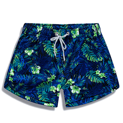 Mænd print board shorts badetøj sommer quick dry surf strand shorts badebukser mænd kvinder elsker par bade shorts: Farve 3 kvinder / S