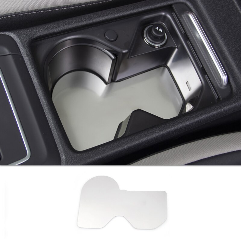 Voor Volkswagen Vw Golf 8 MK8 2022 Rvs Auto Voorste Rij Bekerhouder Mat Pad Auto Styling interieur Accessoires: Silver