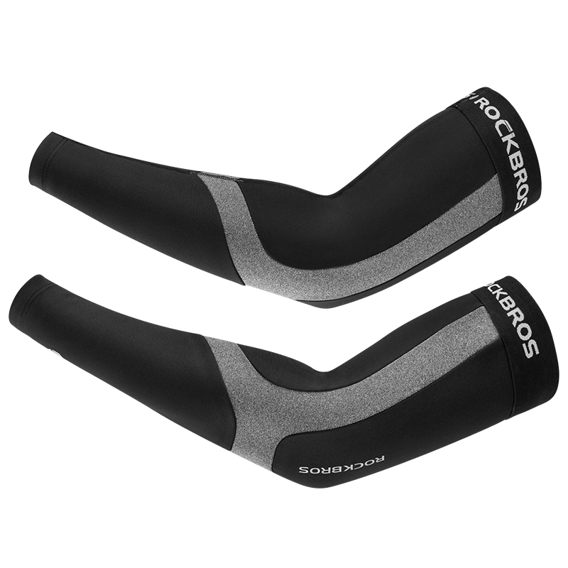 ROCKBROS Warme Vlies Fahrrad Arm Ärmeln Stulpen Männer Frauen Frühling Herbst Winter Sport Fahrrad Ärmeln Radfahren beinlinge: XT065 / M