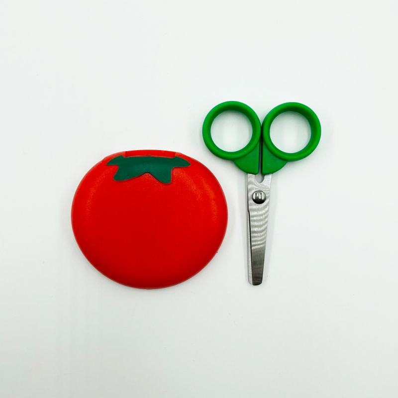 Magnetische Schaar Voor Kinderen Leuke Fruit Schaar Kleine Schaar Veilig Cap Plakboek Ambachten Diy Home Snijden Draad Cutter: Tomatoes