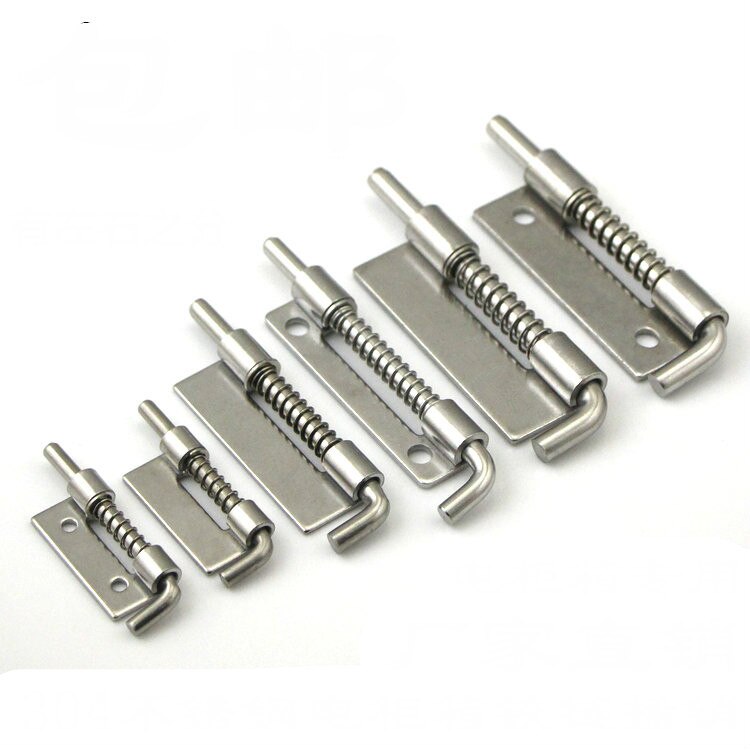 Spring Bolts Latch Hardware Stainless Steel 304 Cabinet Industrial Flat Welding Distribution