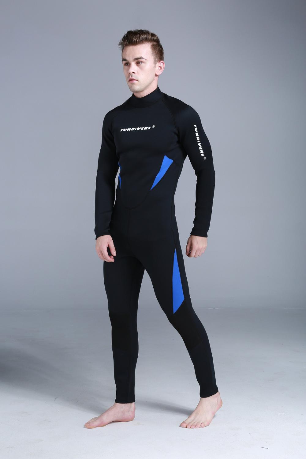 3mm neoprene wetsuit High elasticity stitching warm surfing Diving Equipment Jellyfish clothing long sleeved wetsuit: A3 / M