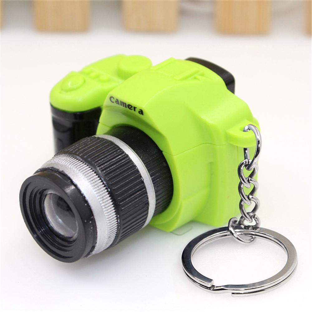 Llaveros de estilo de cámara LED SLR Retro para niños,