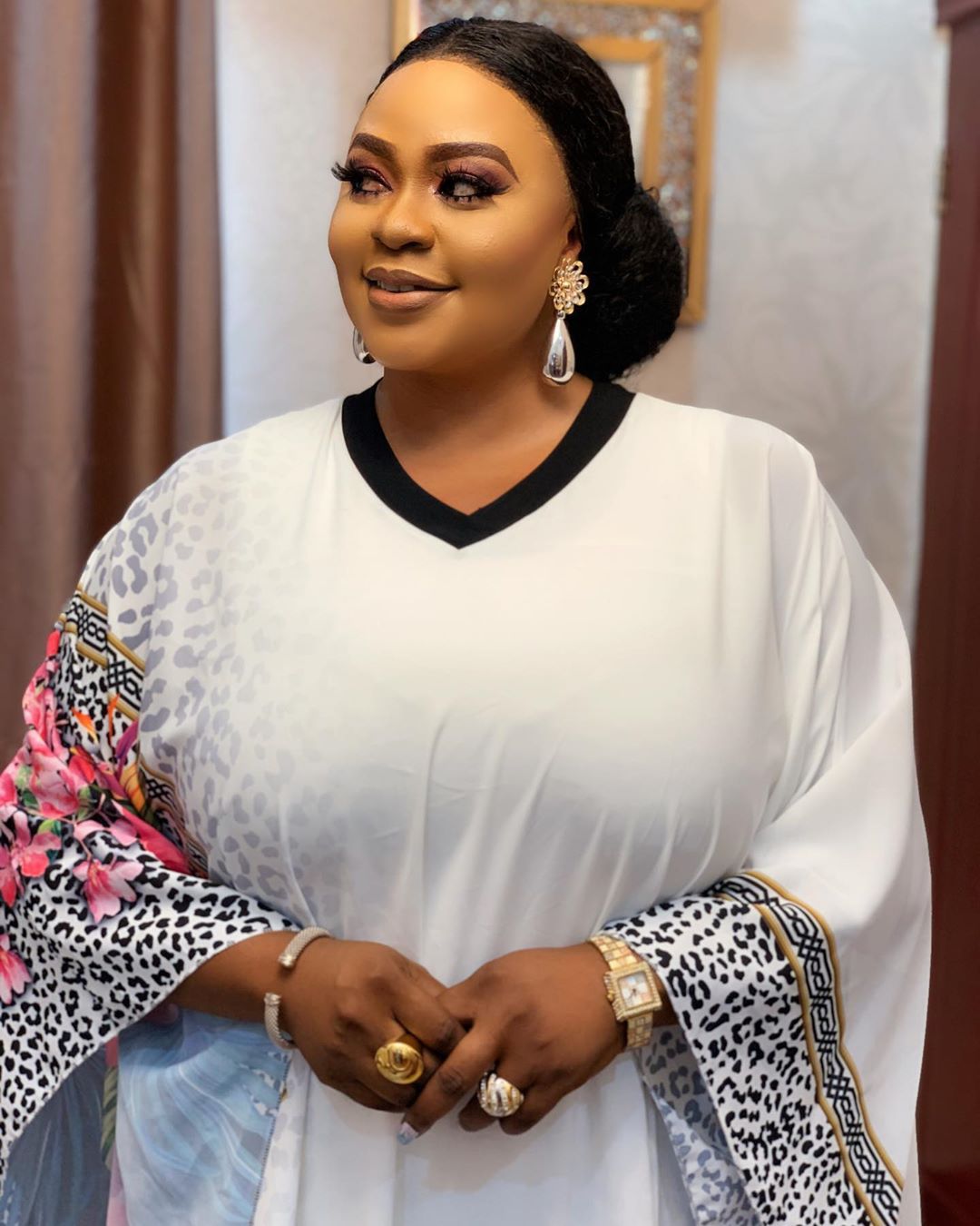 African Dresses For Women V-neck Printed Style Party Dresses Loose Summer Boubou African Fremme Long Maxi Dresses