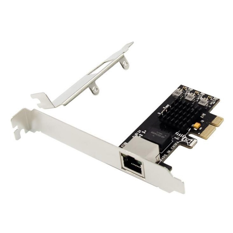 Pci-e 2.5G Singola Porta Ethernet Adattatore di Rete Pci-E X1 2.5G Scheda Lan Rtl8125 Supporta 2.5G e1G Lite modalità: Default Title