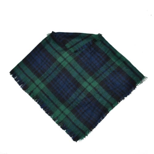 3-5 Years Kid Toddler Baby Girl Boy Winter Warm Plaid Wool Scarf Tippet