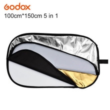 Godox 5 In 1 Multi Photo Opvouwbare Light Reflector Oval 100X150 Cm/40X60 Inch Voor fotografie Studio Foto Flash Verlichting