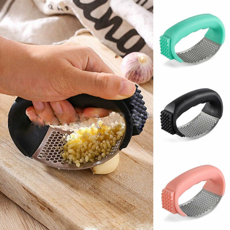 Herramienta para picar el hogar, prensador de ajos de acero inoxidable, triturador exprimidor, utensilios de cocina útiles