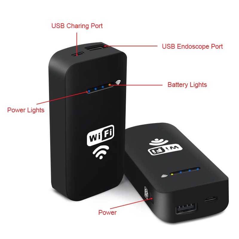 Draadloze Wifi Box Voor Android USB Endoscoop Camera USB Snake Inspectie Camera Ondersteuning IOS Android PC WiFi Endoscoop