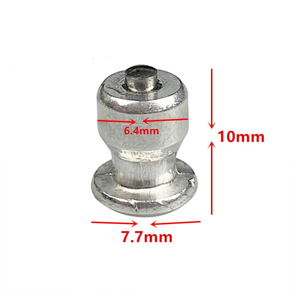 50 stk hjul dæk pigge pigge vinter lugs skrue sne is anti-slip til bil motorcykel suv atv lastbil 7.7 x 10mm
