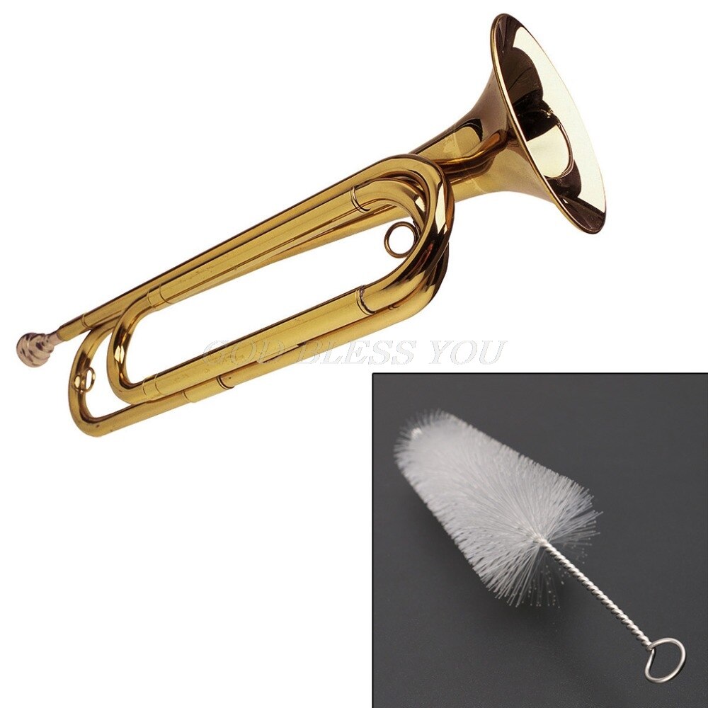 3pcs Trumpet Maintenance Cleaning Care Kit Valve Mouthpiece Flexible Brush Clean