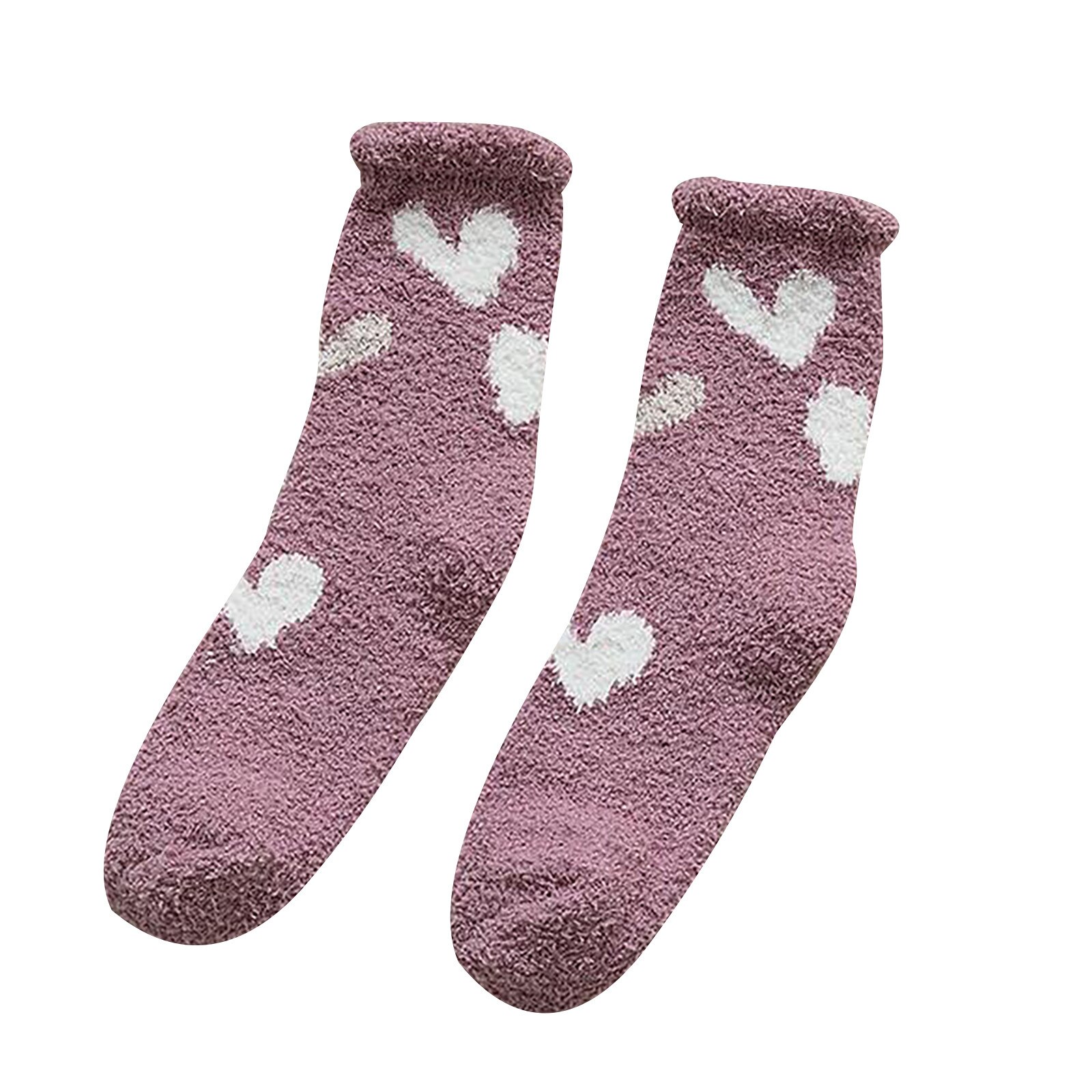 Chaussettes imprimées en Polyester pour femmes, chaussettes épaisses, respirantes, chaudes, confortables, à la: PP