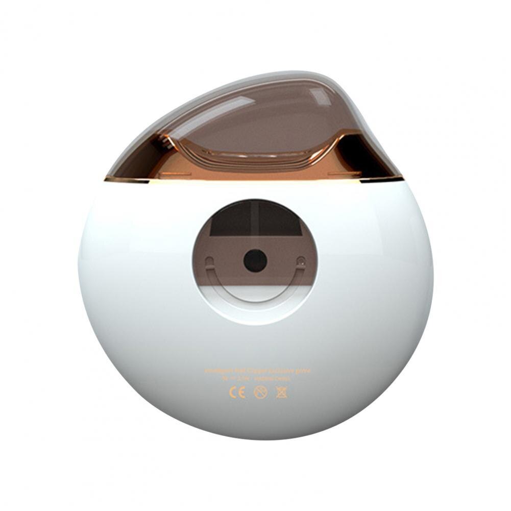 Electric Nail Clippers Ergonomic Fully Automatic Nail Debris Container Pedicure Nail Clippers for Baby: White