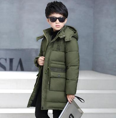 Kinderen jongens winter parka jassen met capuchon print kinderen jongens winterjassen warme dikke jongens tiener donsjacks jas kind overjas