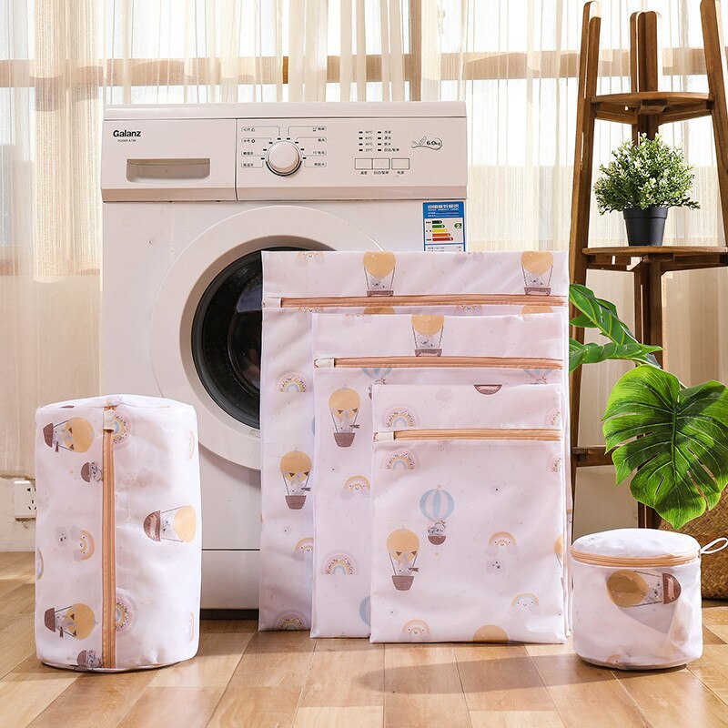 Dirty Laundry Bag for Washing Underwear Clothing Cute Printing Neatening Storage Bra Socks Organizador Folding Laundry Wash Bags