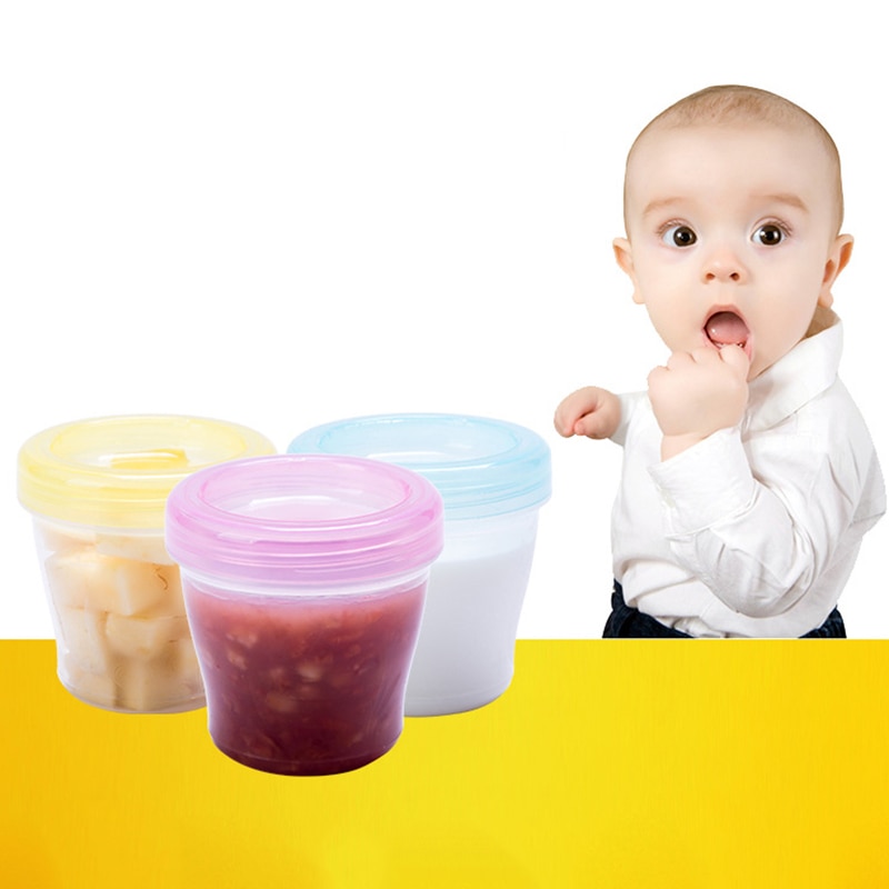 Baby Voedsel Opbergdoos Draagbare Snack Freeze Behoud Doos Verzegeld Gescheiden Baby Voedsel Check Melk Cup Voedsel Opslag